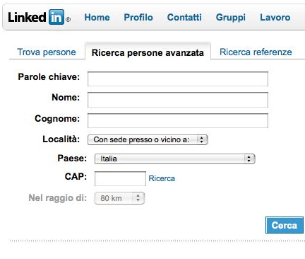 linkedin italiano
