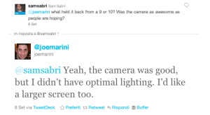 joe marini wrong tweet